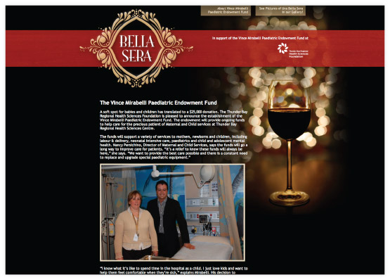 Bella Sera Website