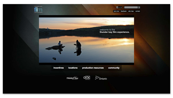 Thunder Bay Film Experience Website