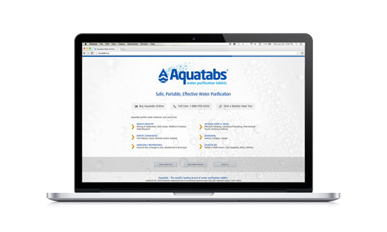 Aquatabs Website